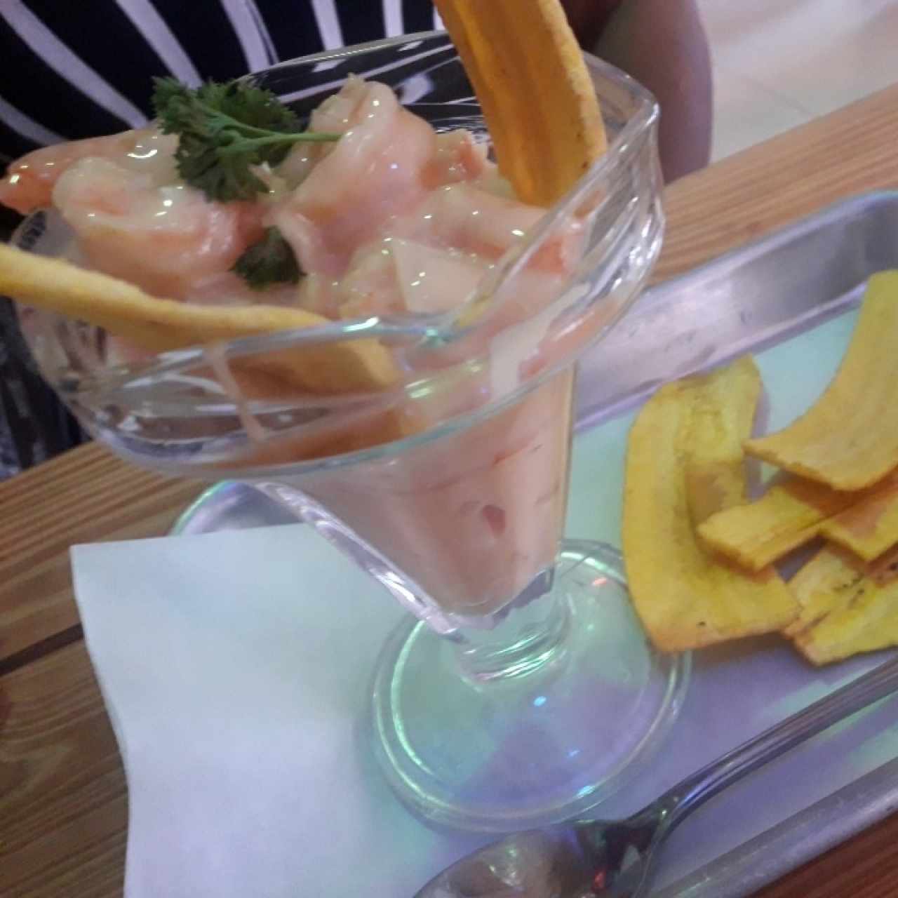 ceviche de camarones 