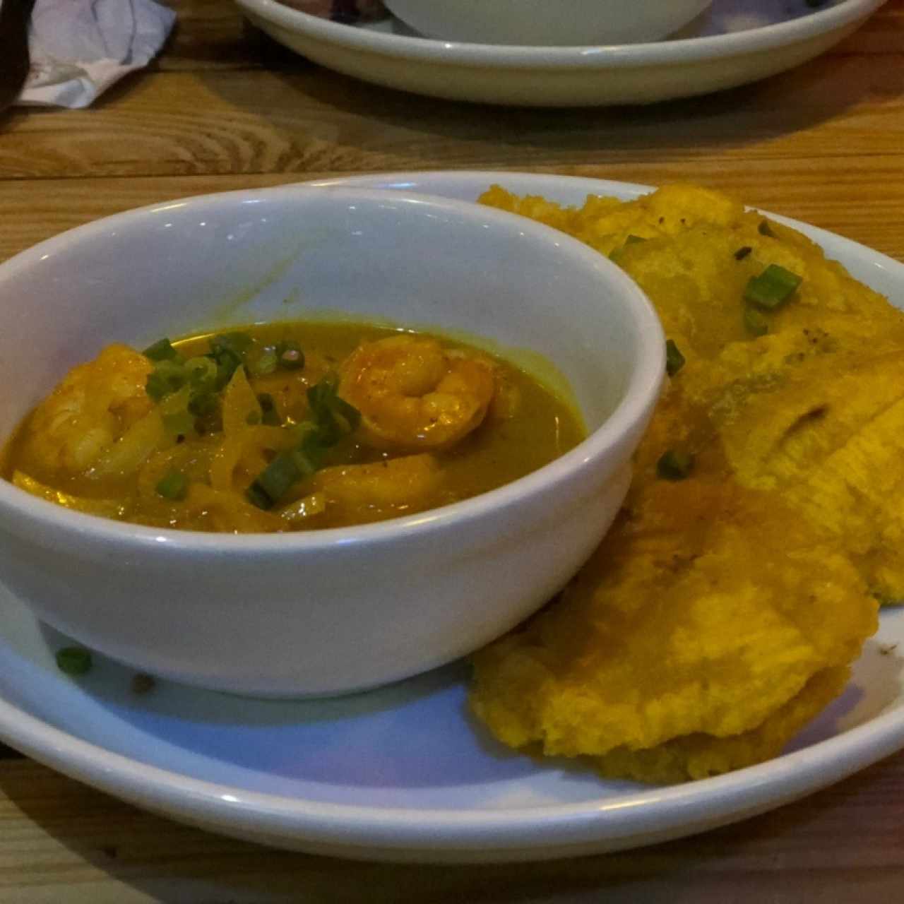 Camarones al curry