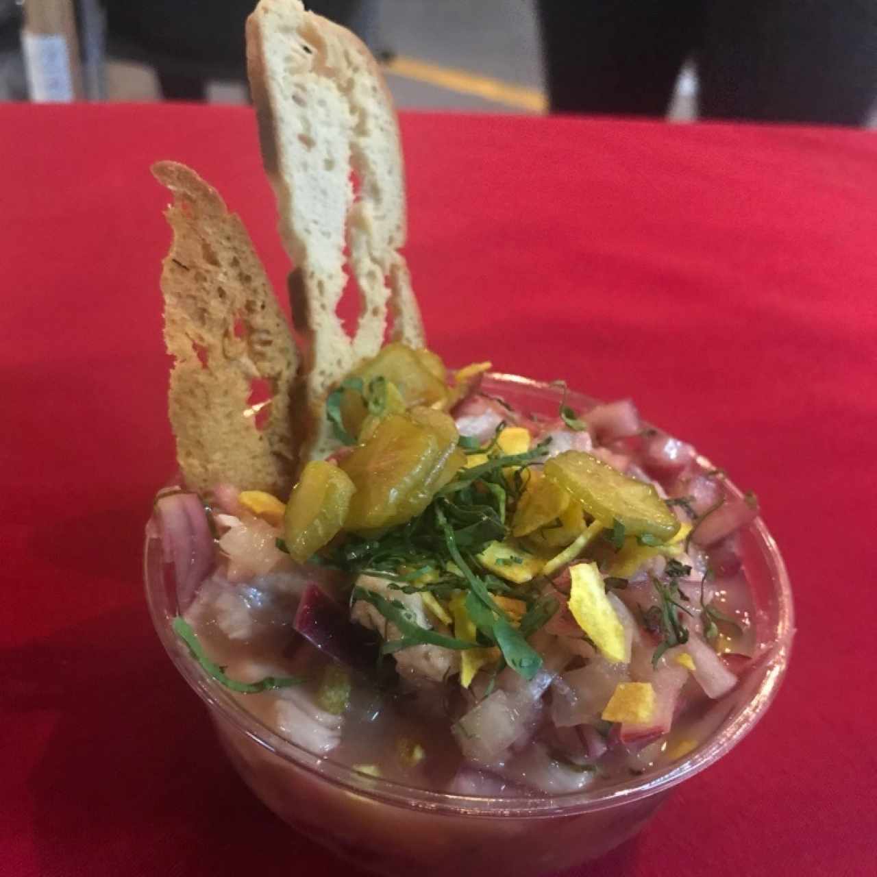 Ceviche de pargo