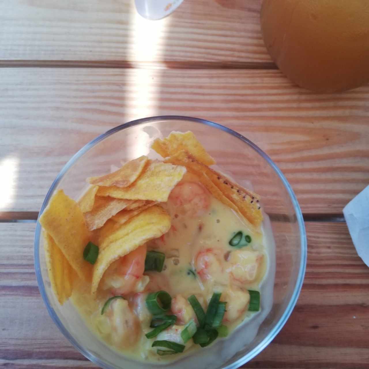 ceviche frío de camarón