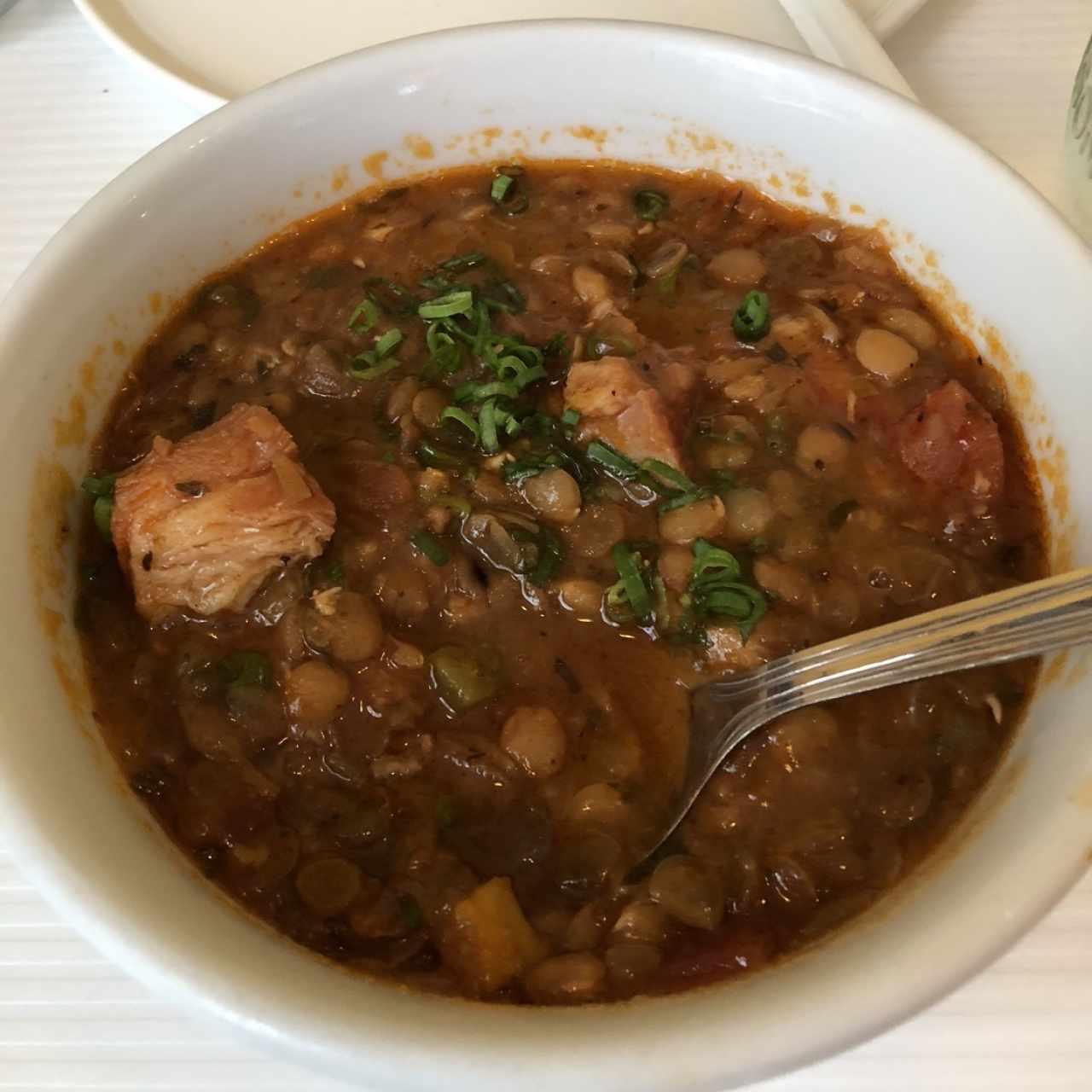 Sopa de lentejas