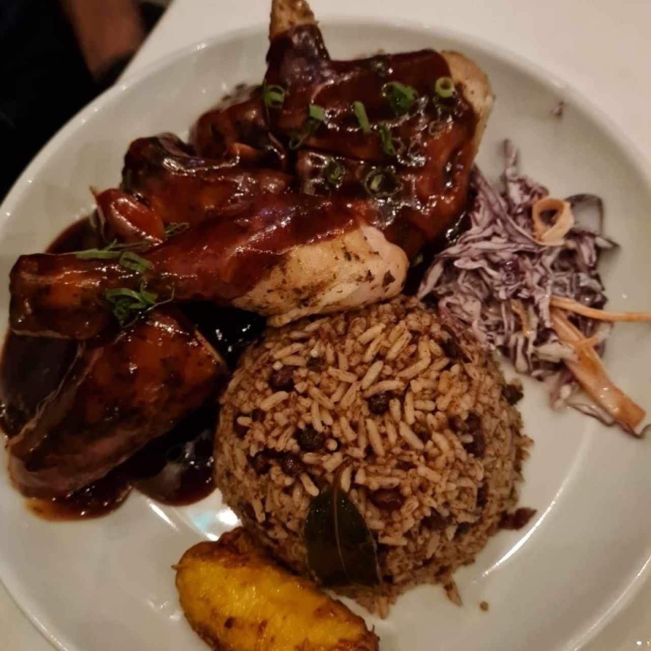 Jerk chicken platter