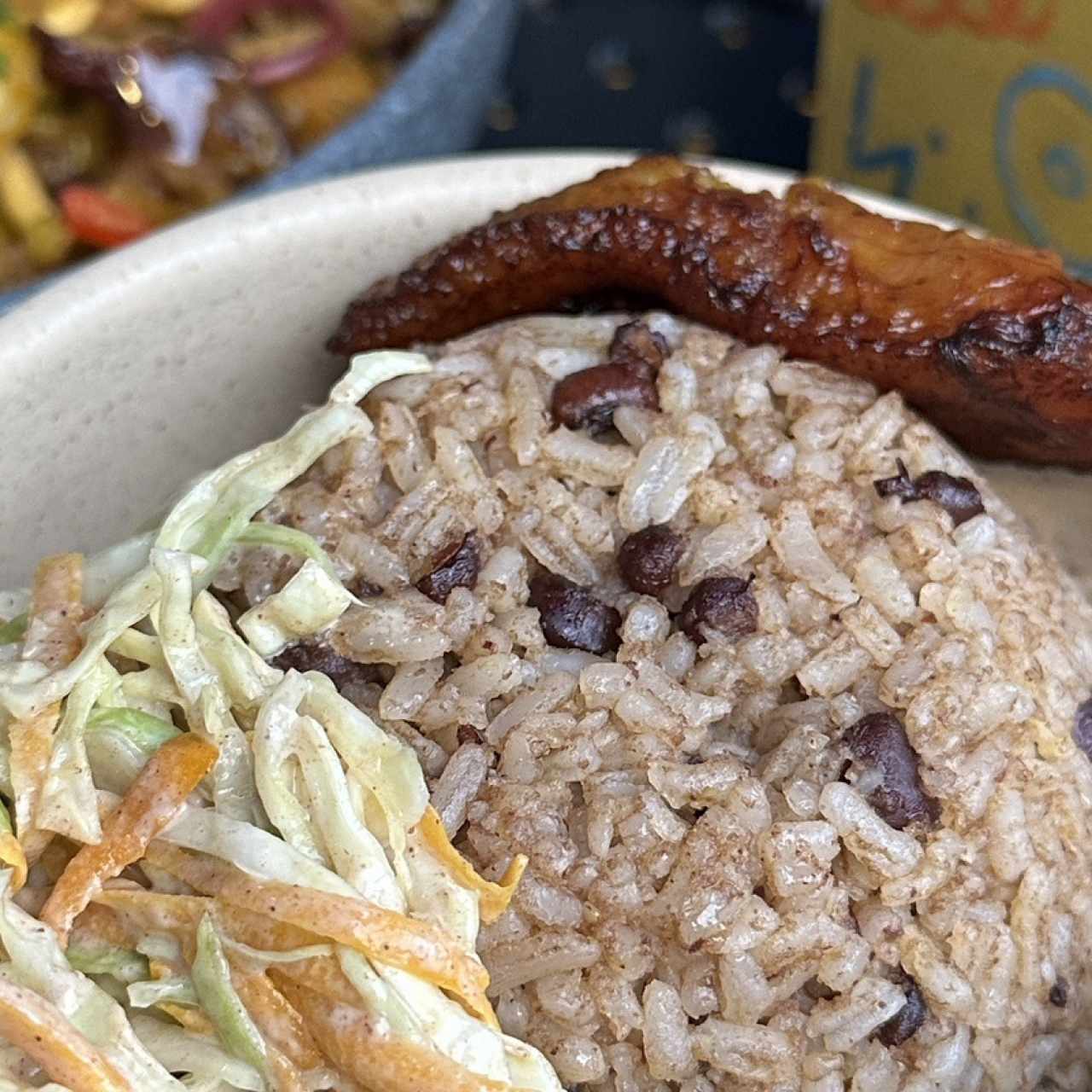 Arroz con Coco y Frijoles ( Vegano)