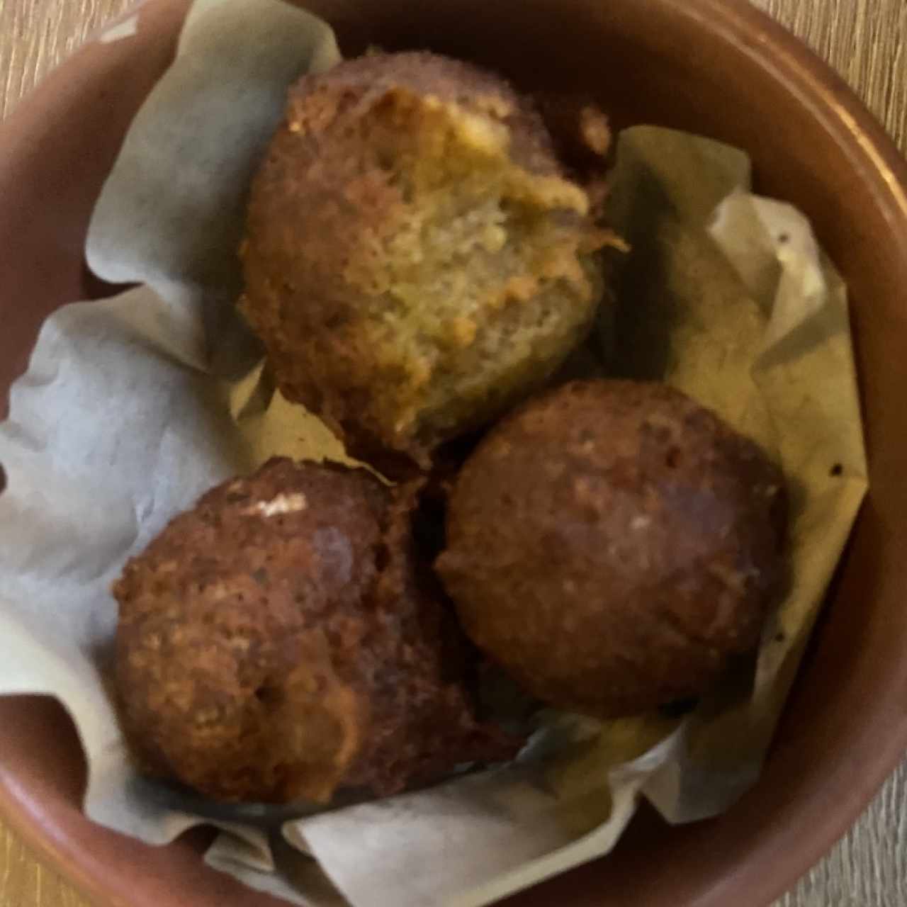 Porciones Pequeñas - Torrejitas de Bacalao
