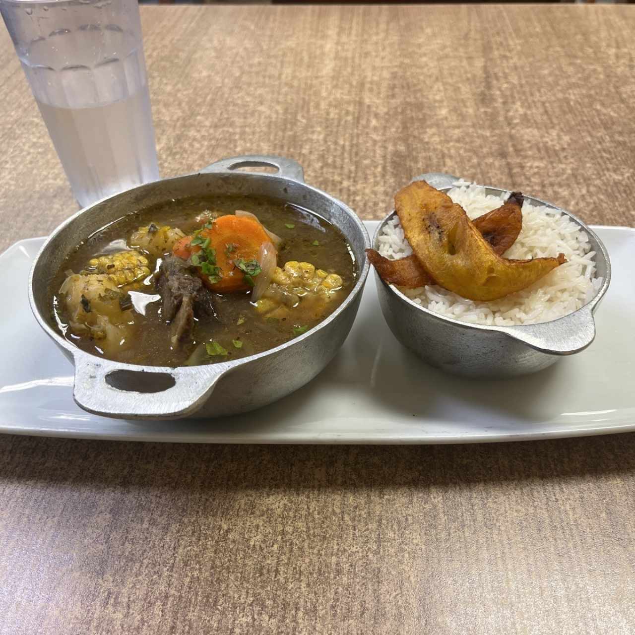 Sopa de costilla ahumada