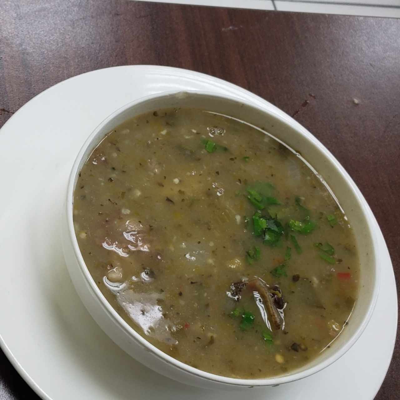 sopa de costilla ahumada 