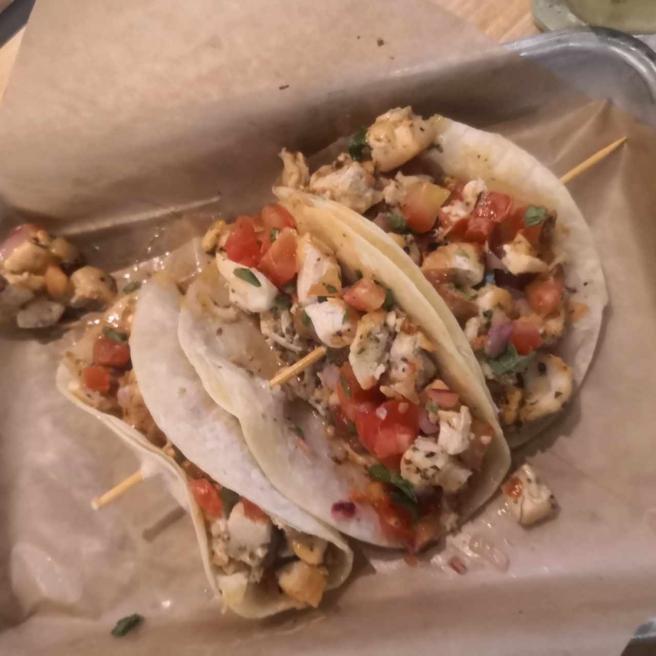 Tacos de pollo 