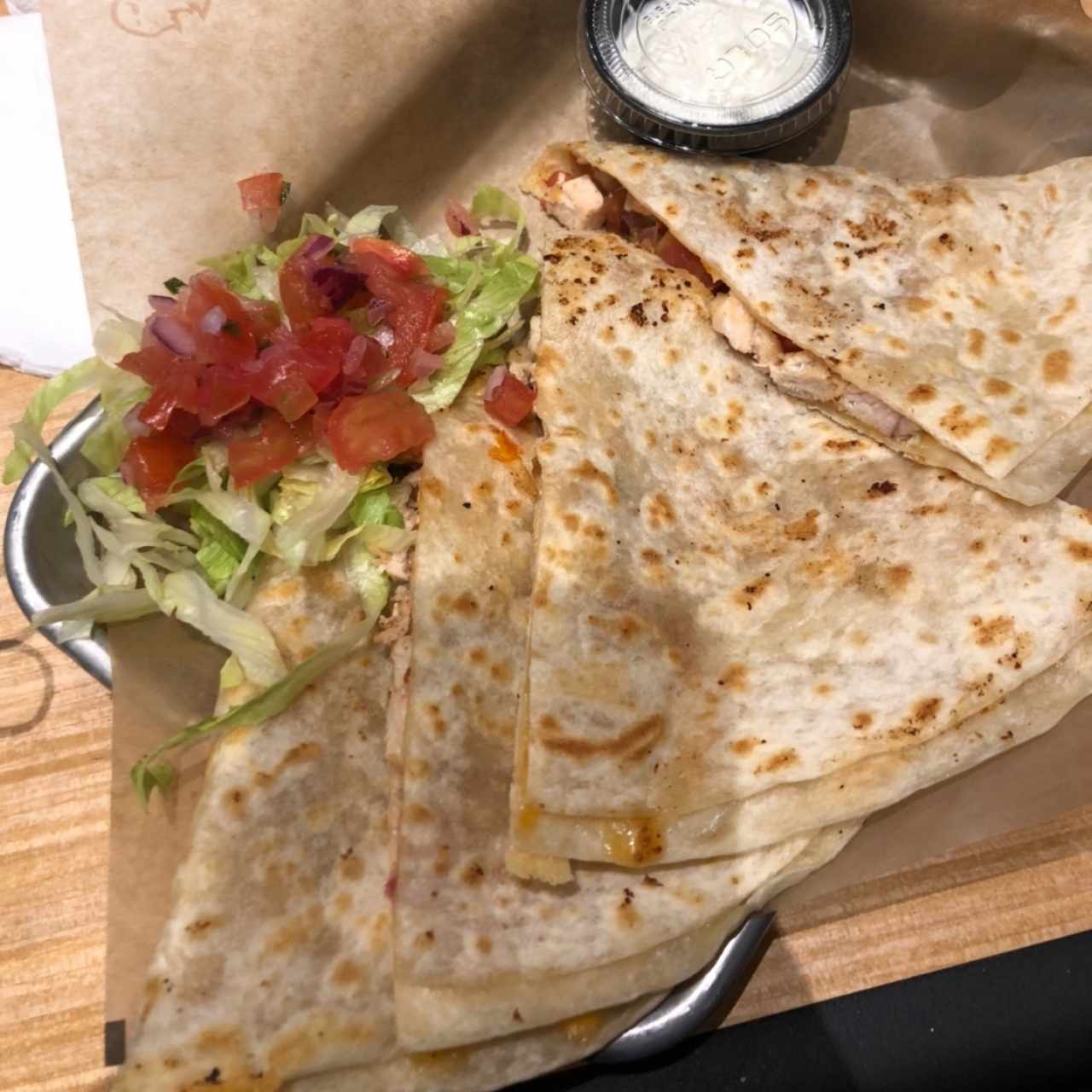 quesadillas de pollo