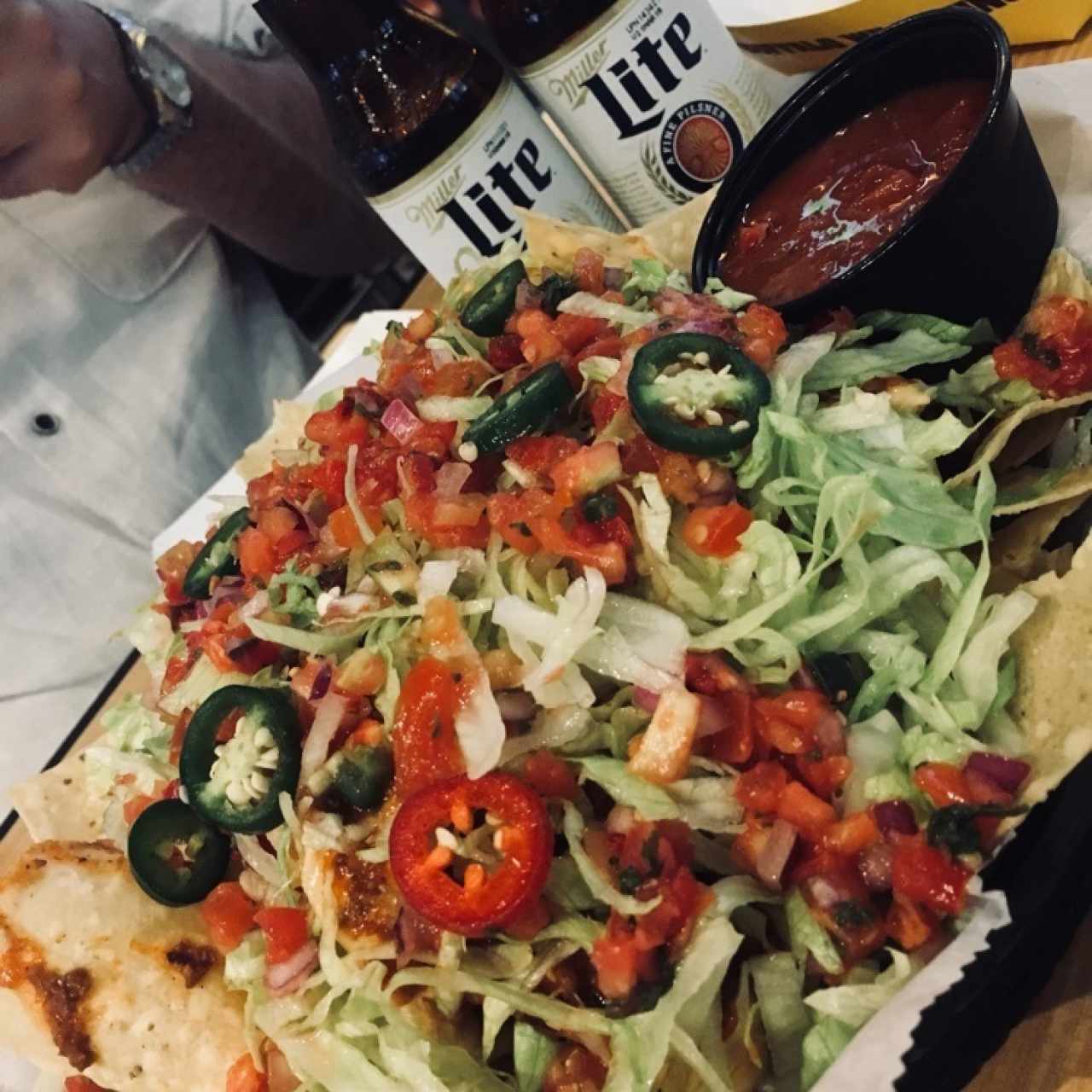 nachos de la casa