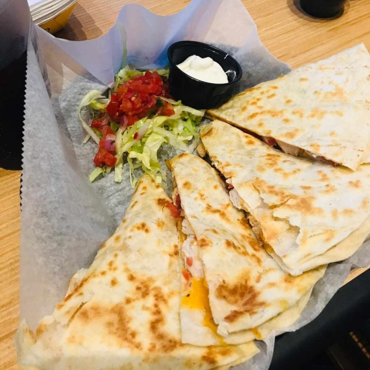 Chicken quesadillas 