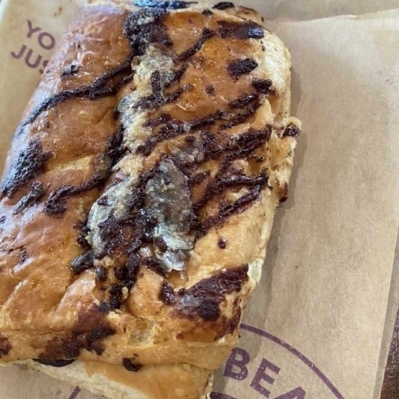 Croissant de chocolate