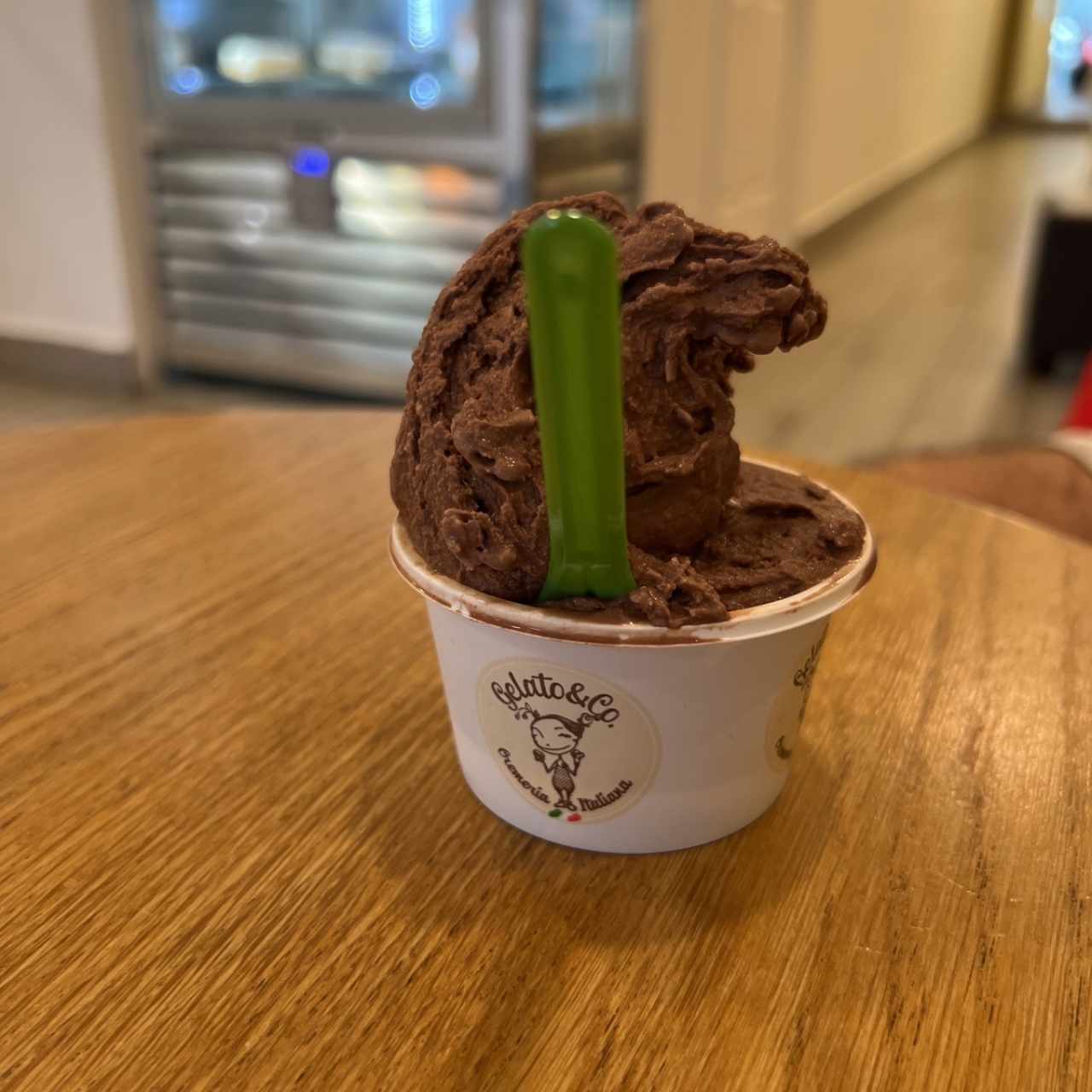 Gelato chocolate menta