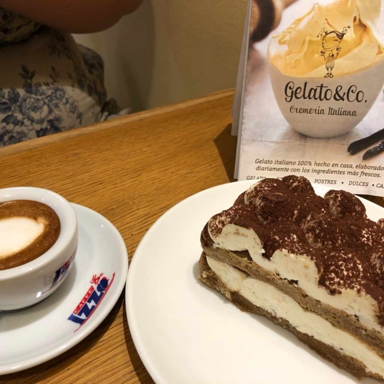 tiramisu y machiato