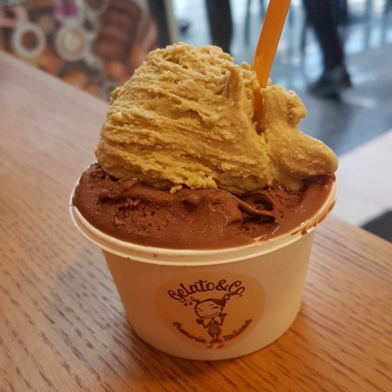 Gelato cioccolato e pistacchio 