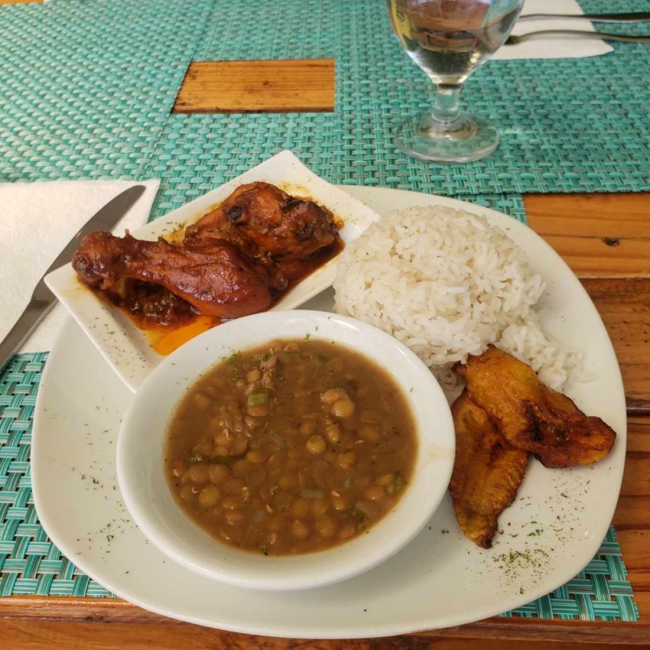 Pollo en salsa de barbacoa 