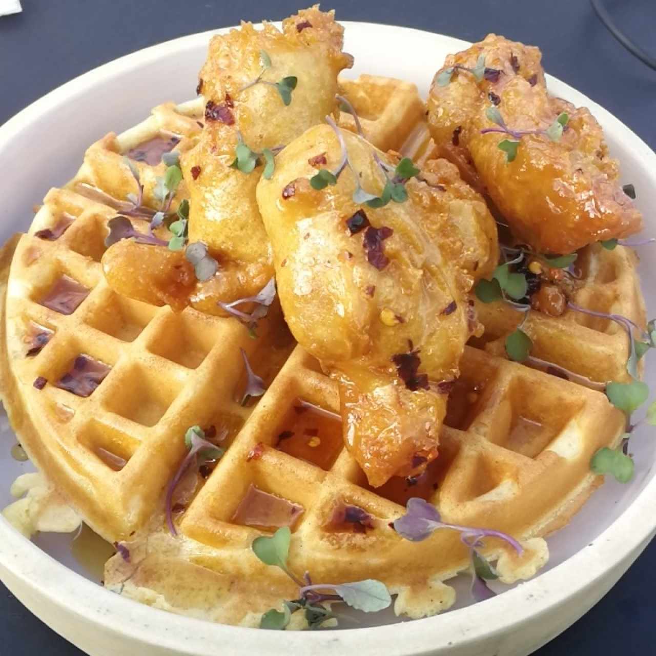 chicken and waffles 