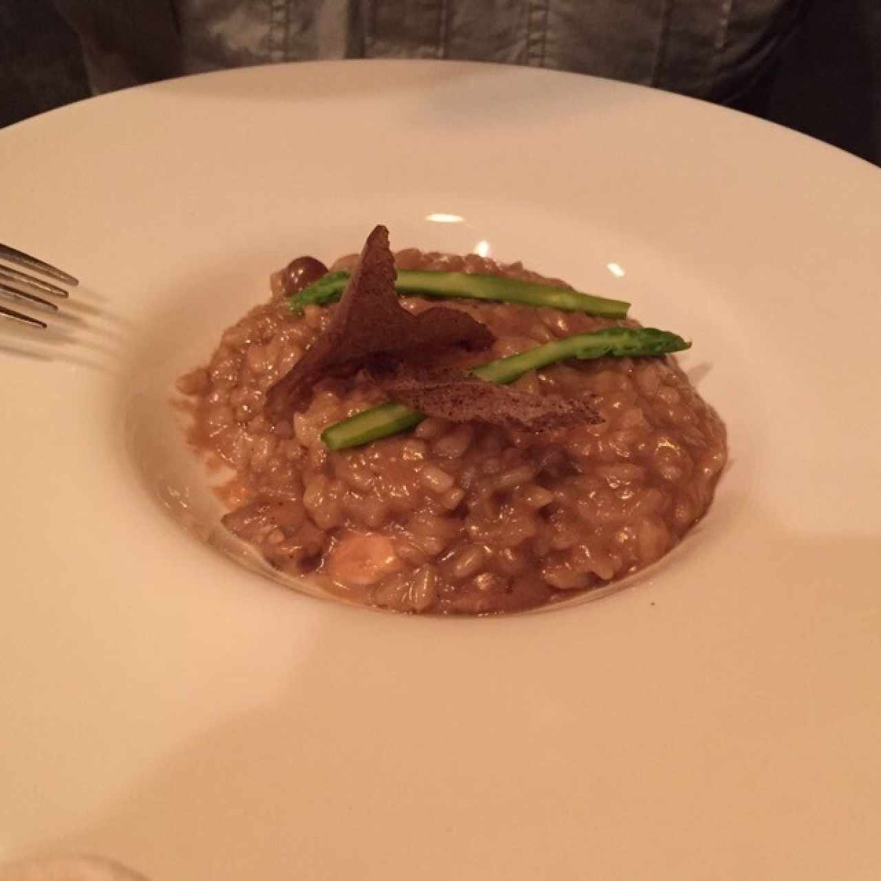 Risotto trufado de hongos