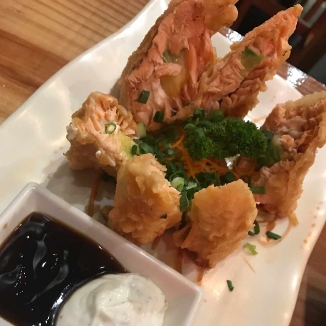 Salmón Tempura