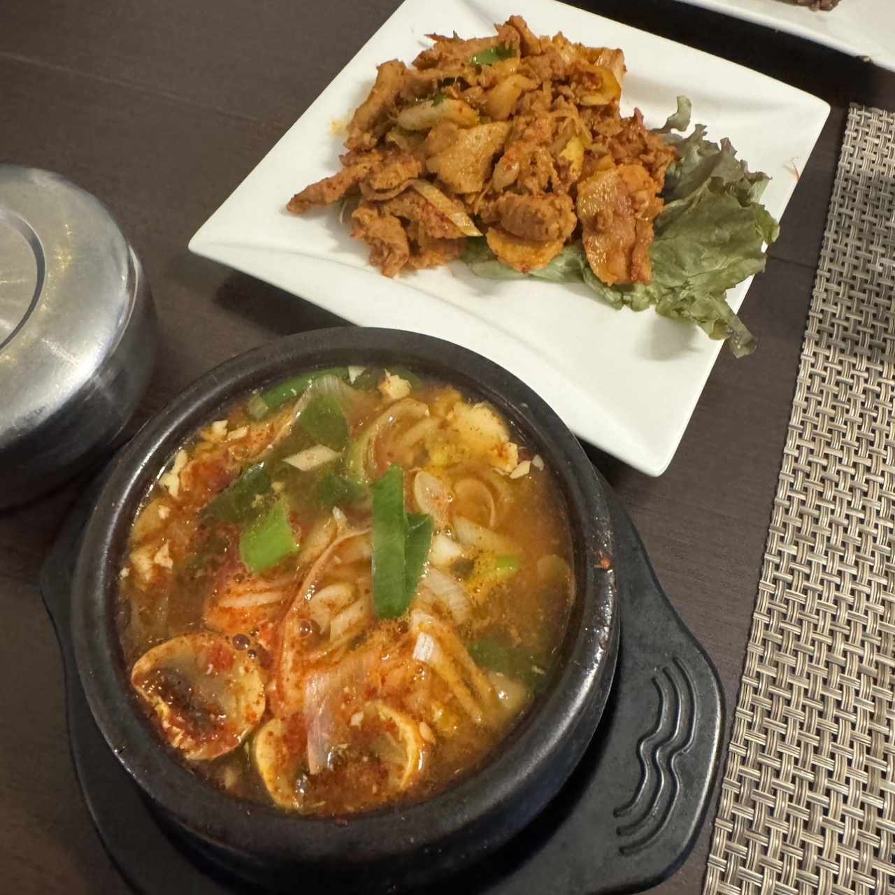 Sundubu Jjigae & Jejuk Bokkeum