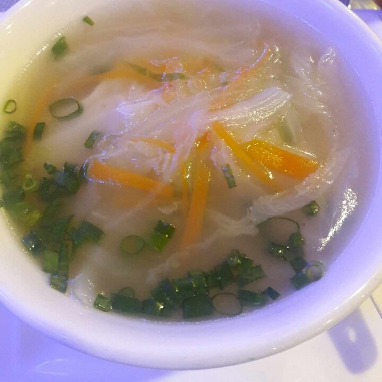 Sopa de wanton