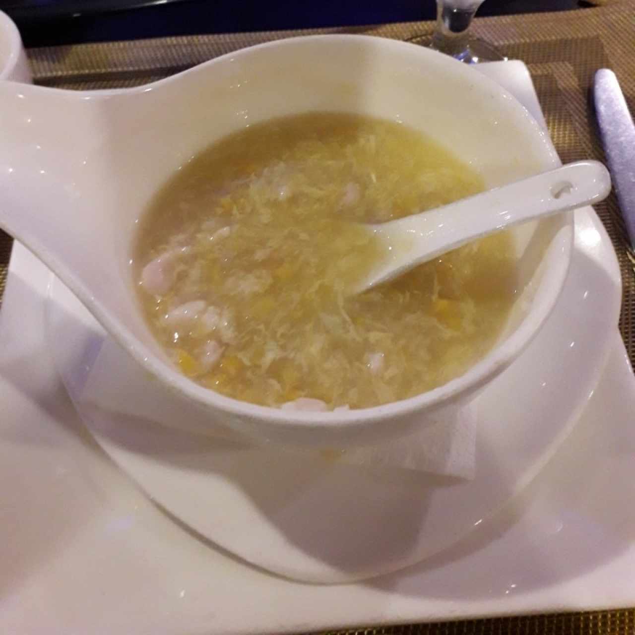 sopa de maíz