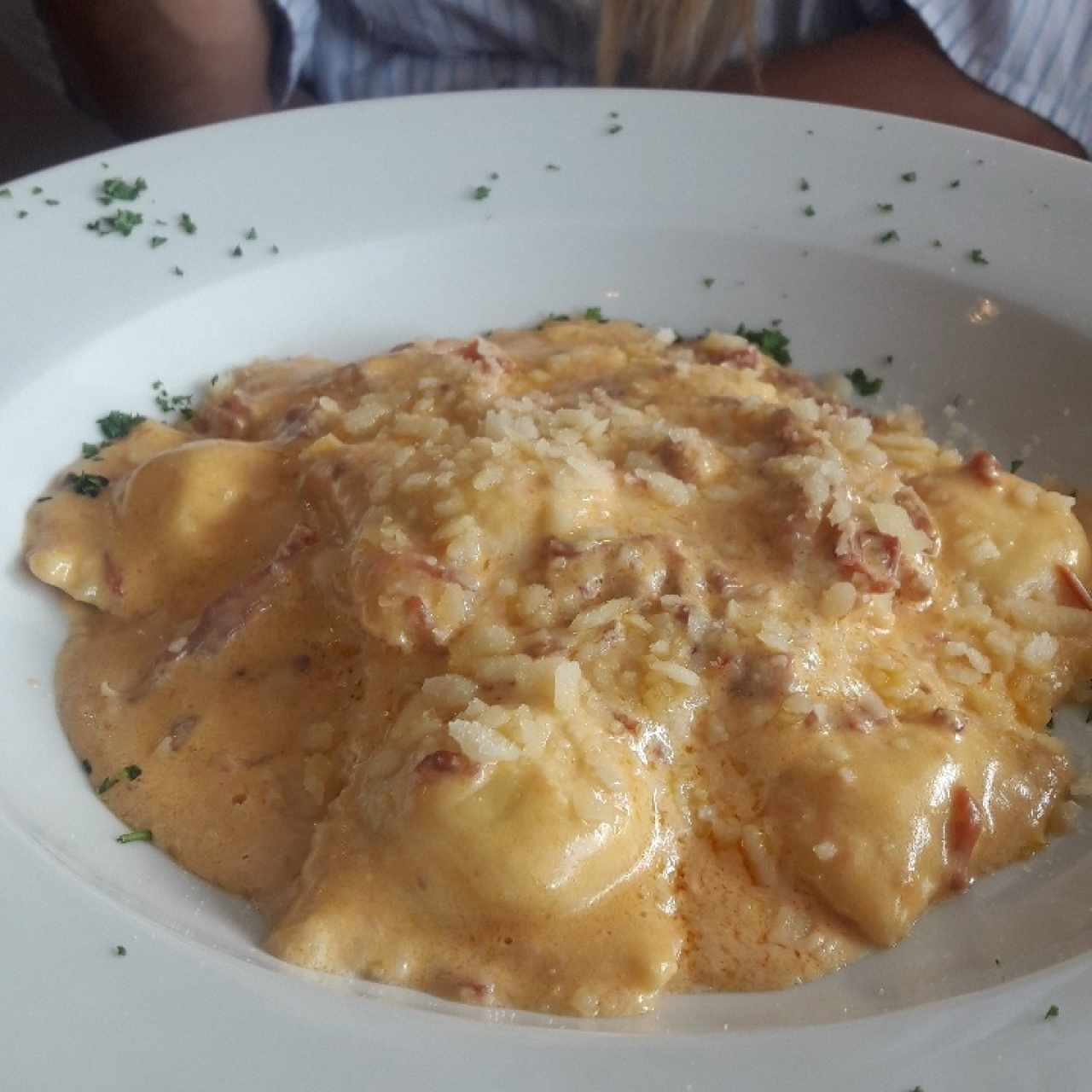 Ravioli Di ricotta e parmigiano san daniele