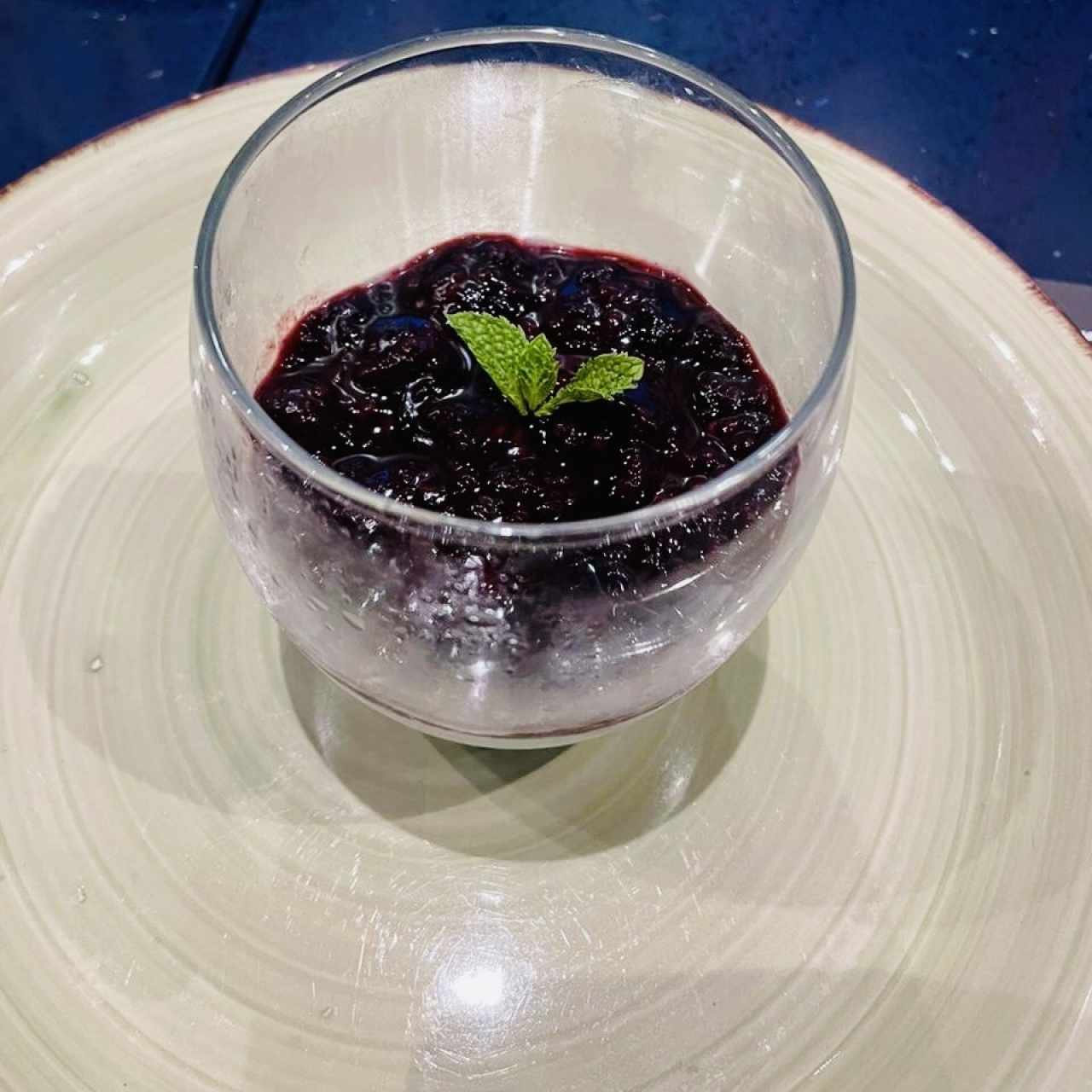 Panacotta frutos del bosque 