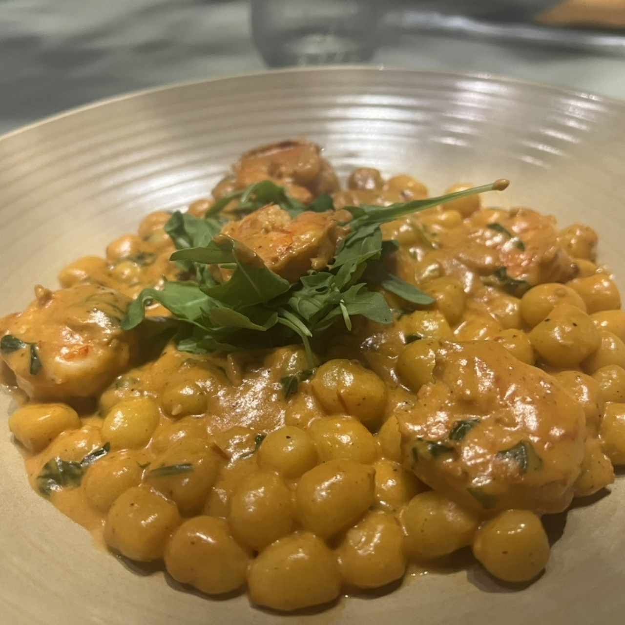 Gnocchi Gamberi e Rucola