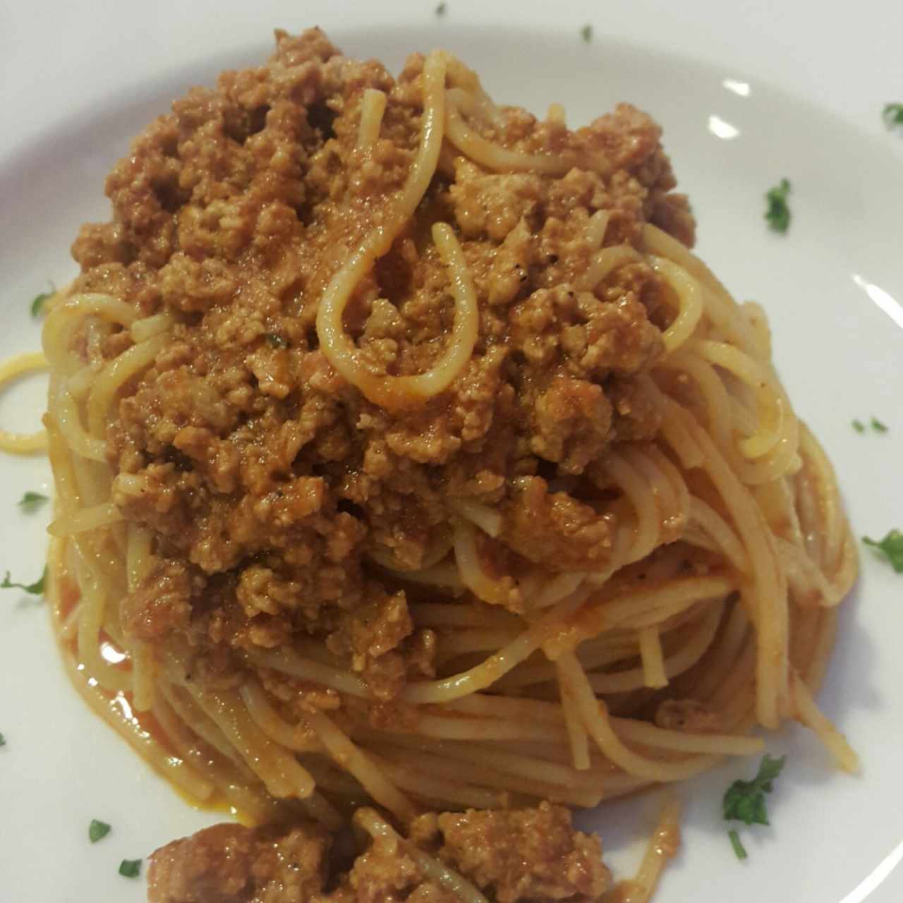 spaguetti a la bolognesa