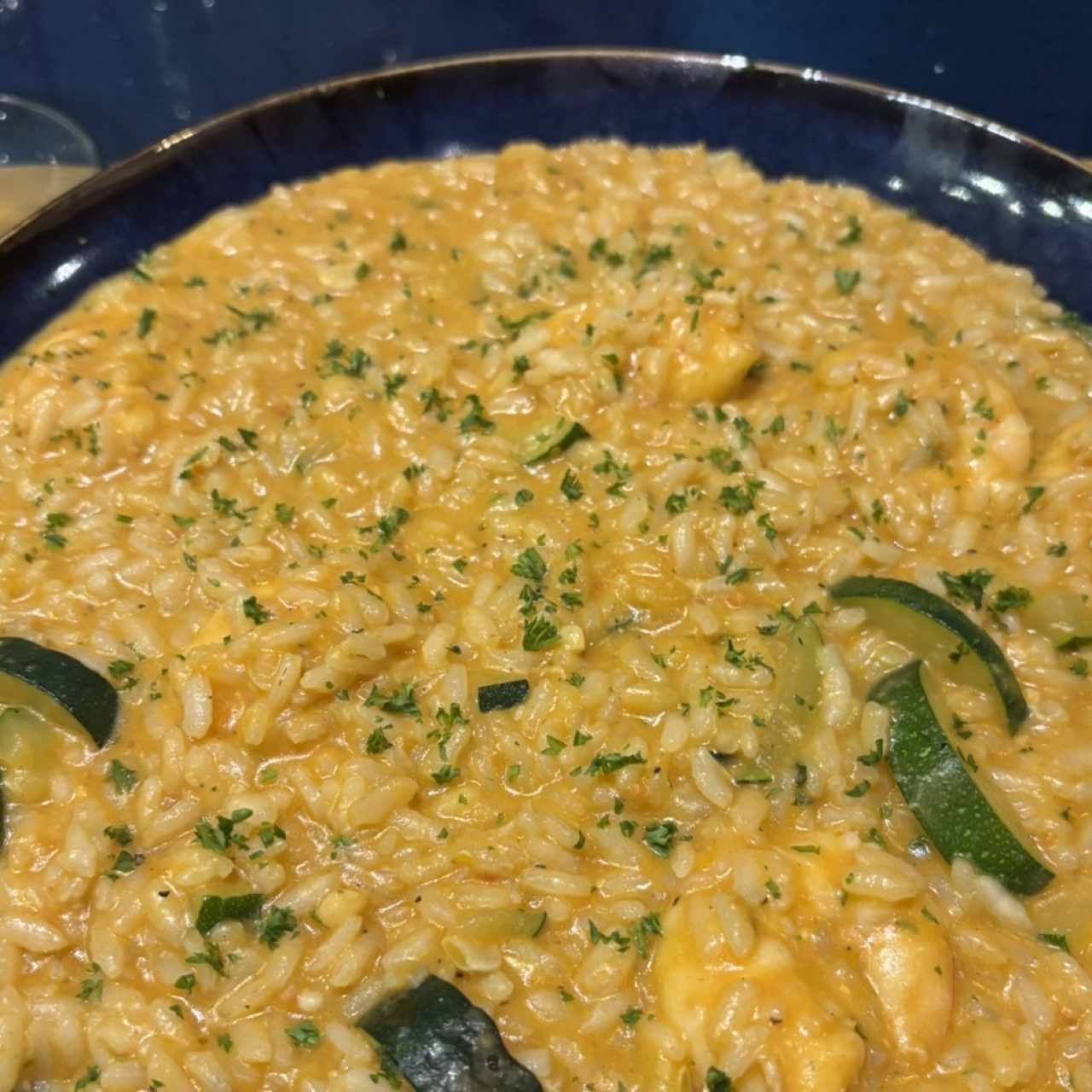 Risotto Gamberi e Zucchine