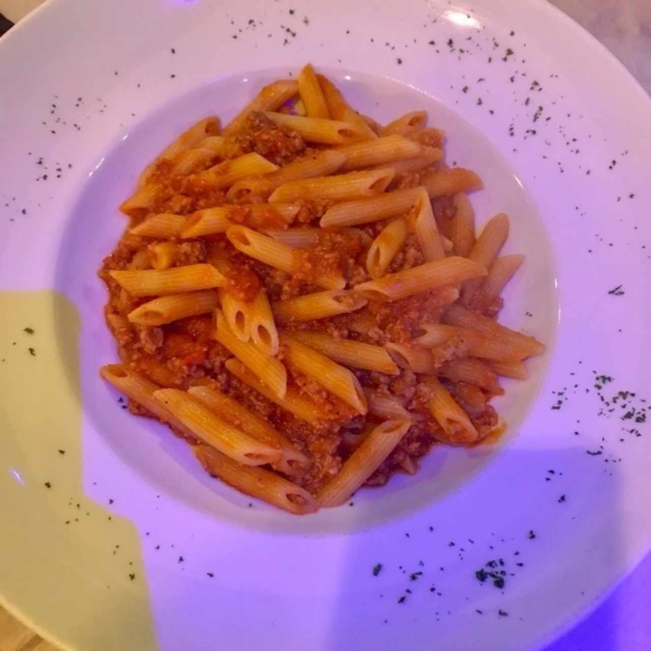 Penne a la Boloñesa