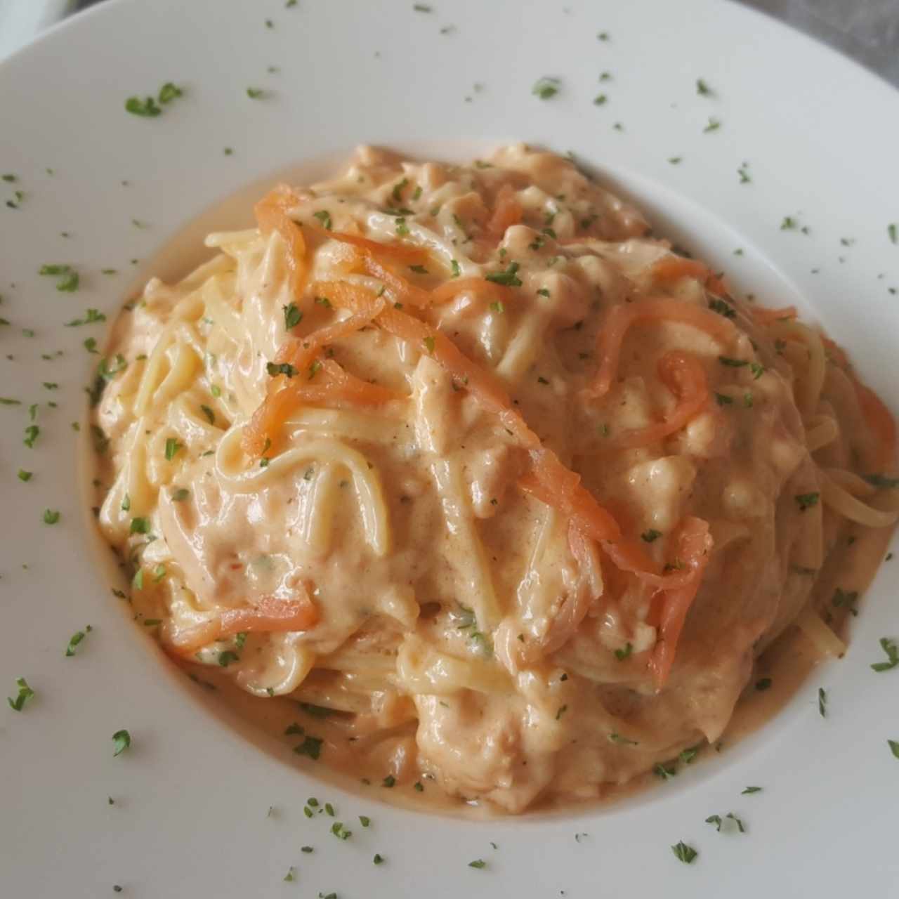 pasta salmone