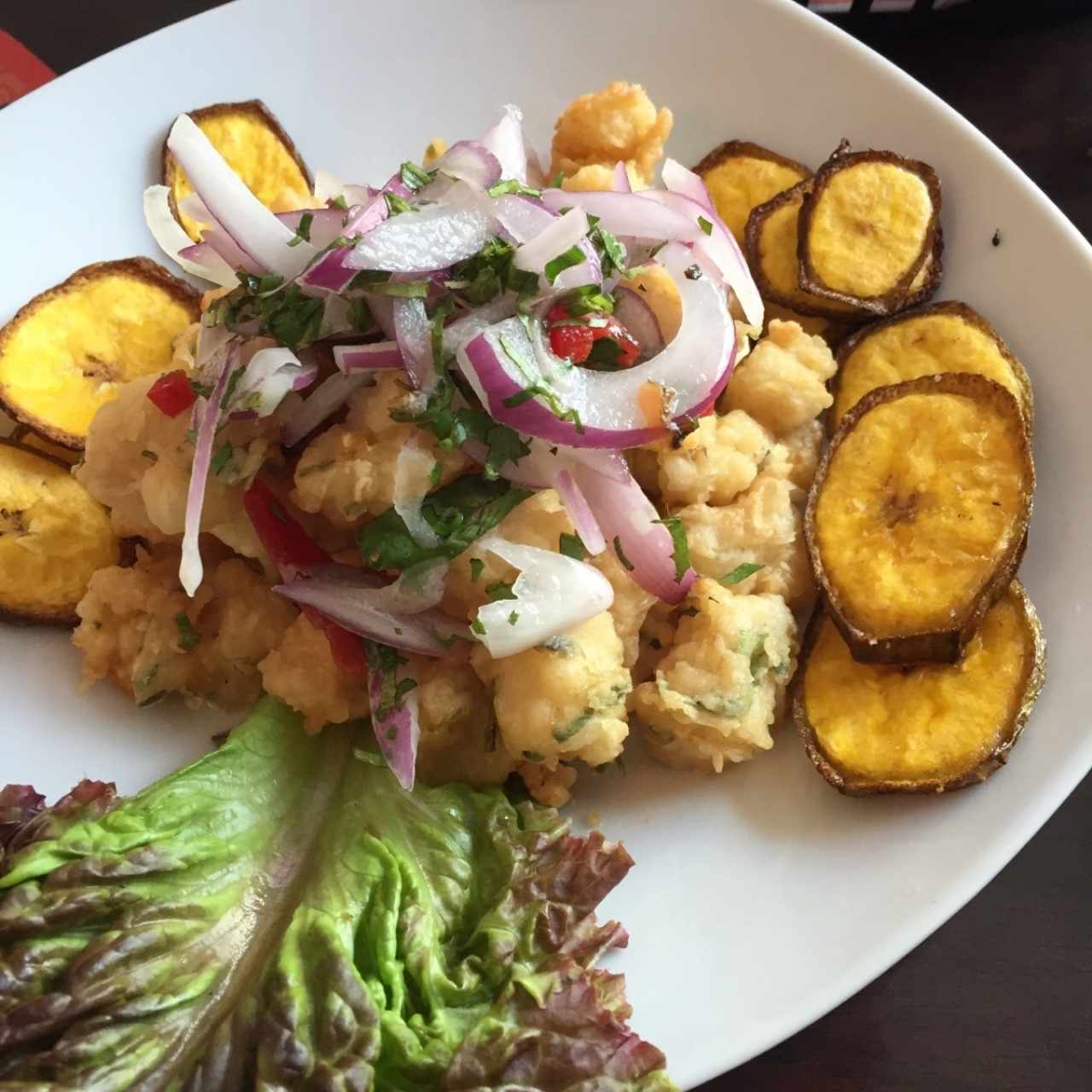 Entradas - Ceviche frito