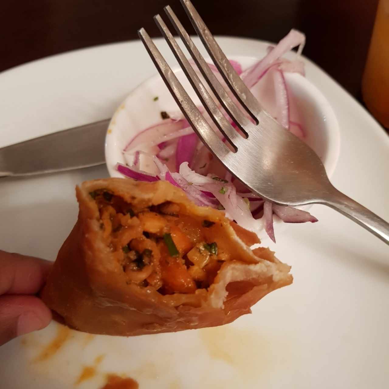 empanada de mariscos