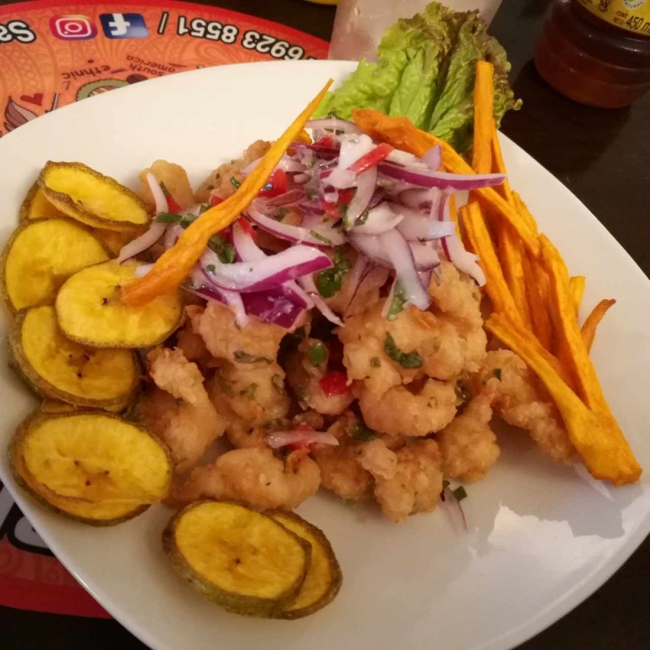 Entradas - Ceviche frito