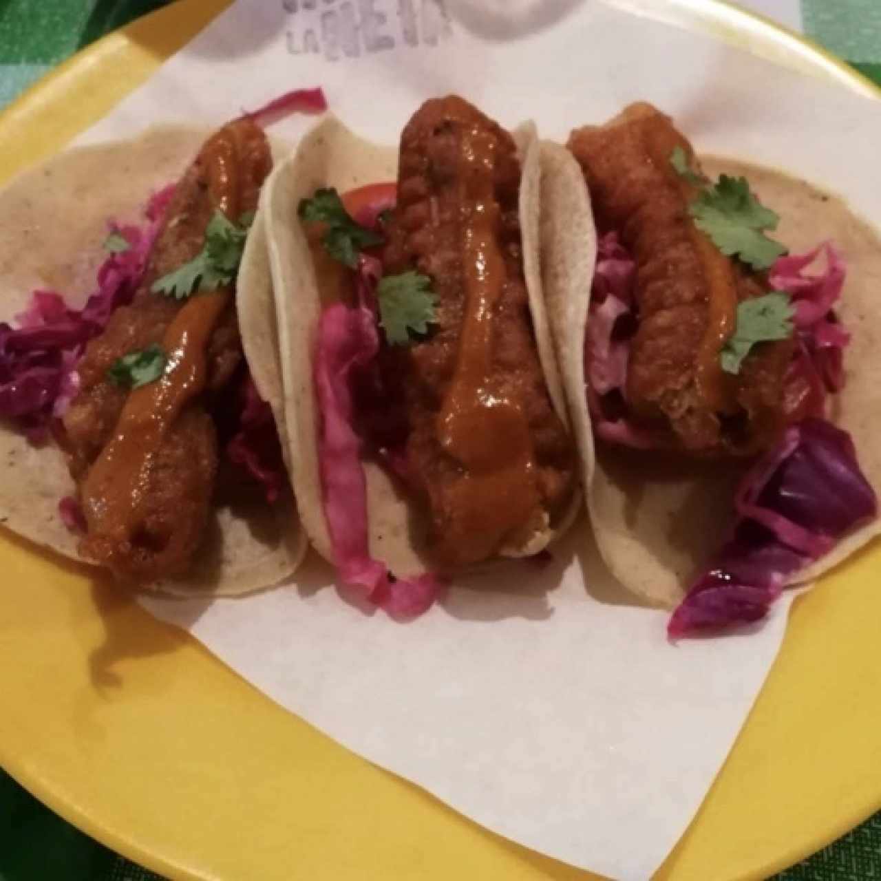 Tacos de Corvina