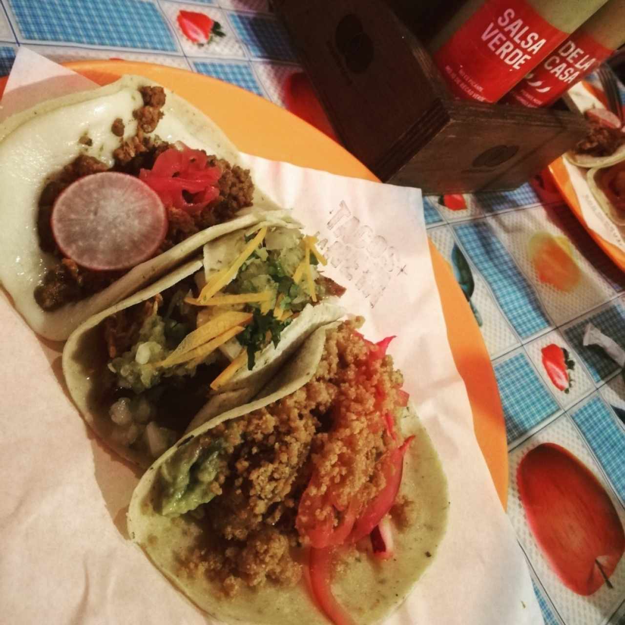 tacos varios del menú