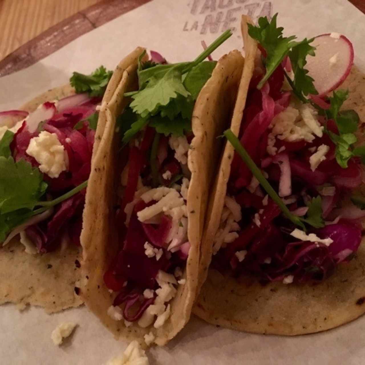 Tacos vegetarianos