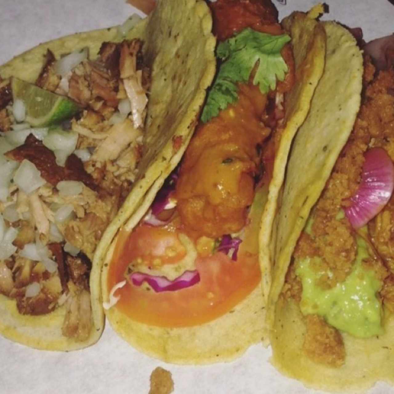 trio de tacos