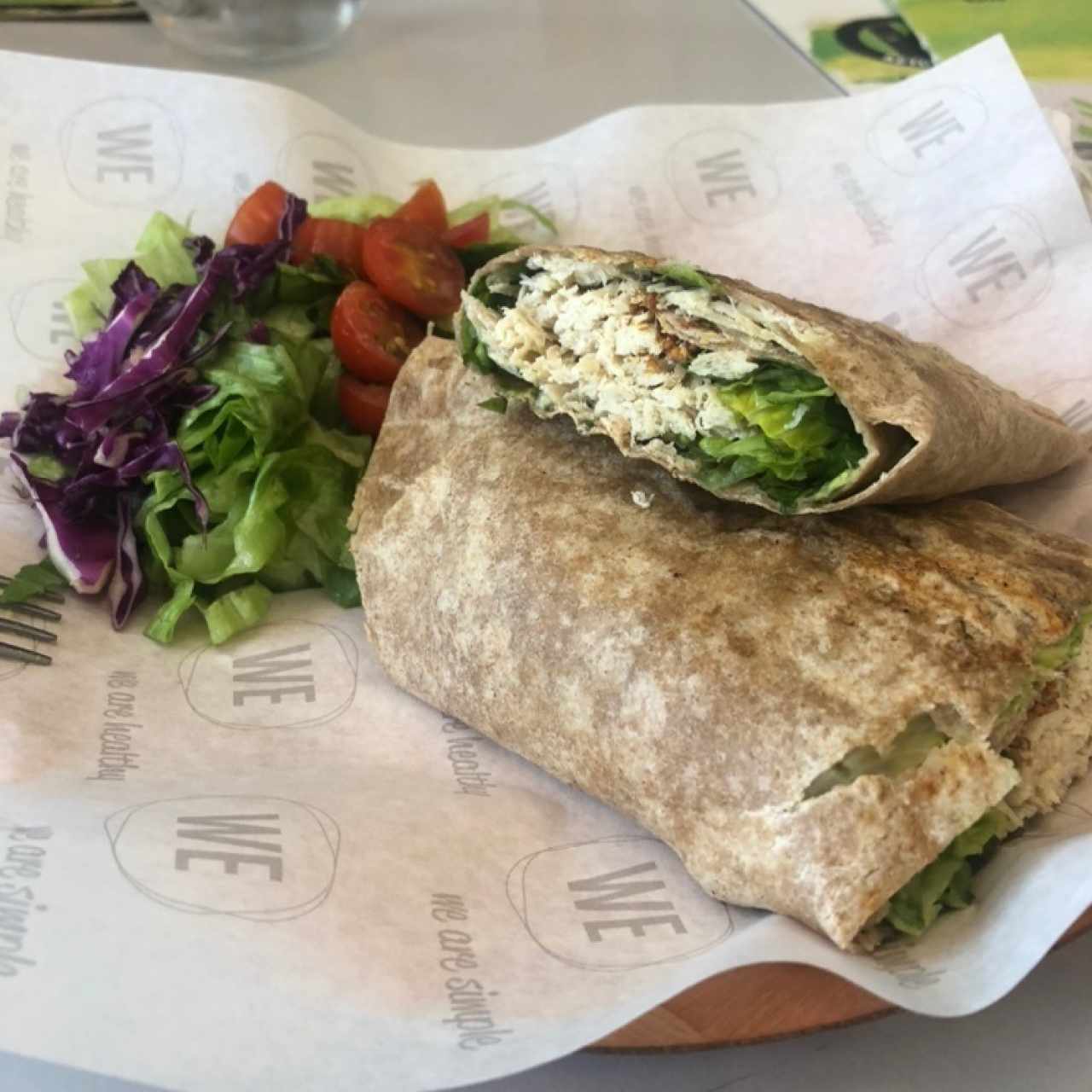 wrap de pollo 