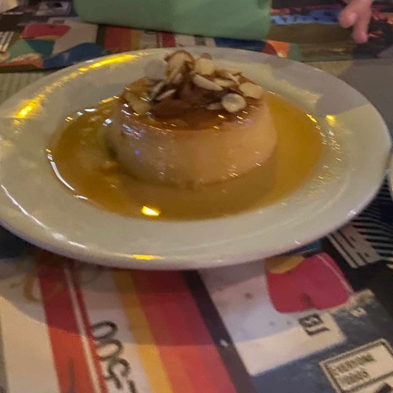 Flan casero con dulce de leche