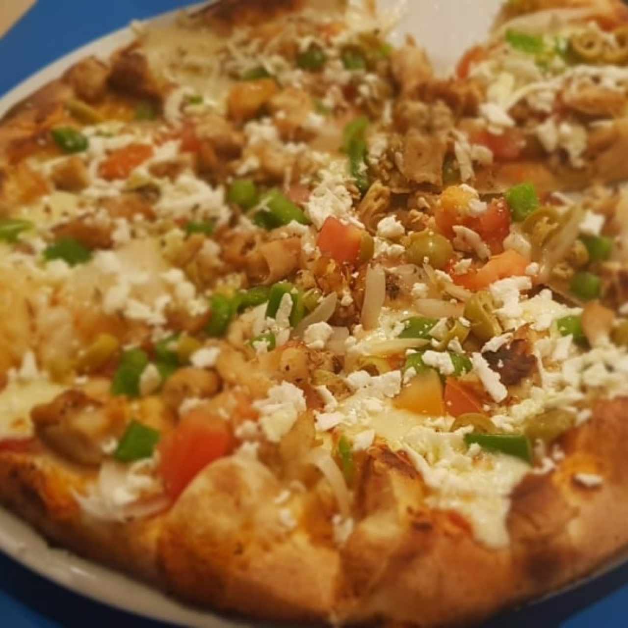 pizza de pollo