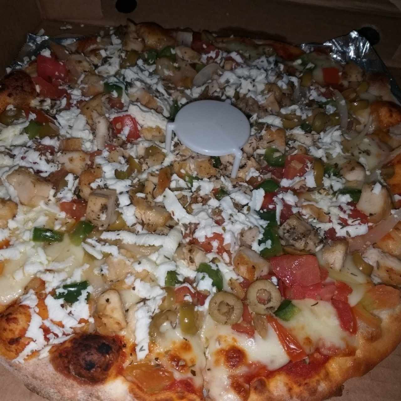 pizza de pollo