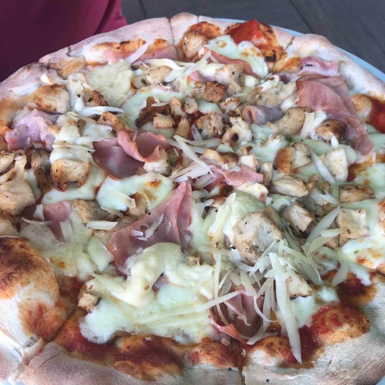 Pizza pollo toscana