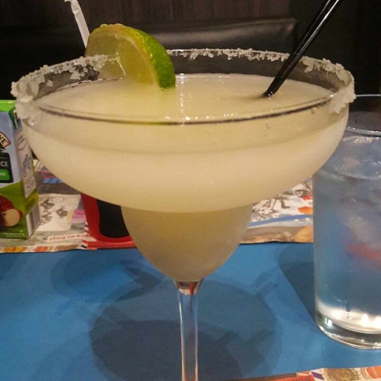 margarita de limón, fuerte!!!