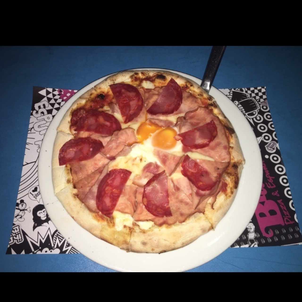 Pizza Ibiza.