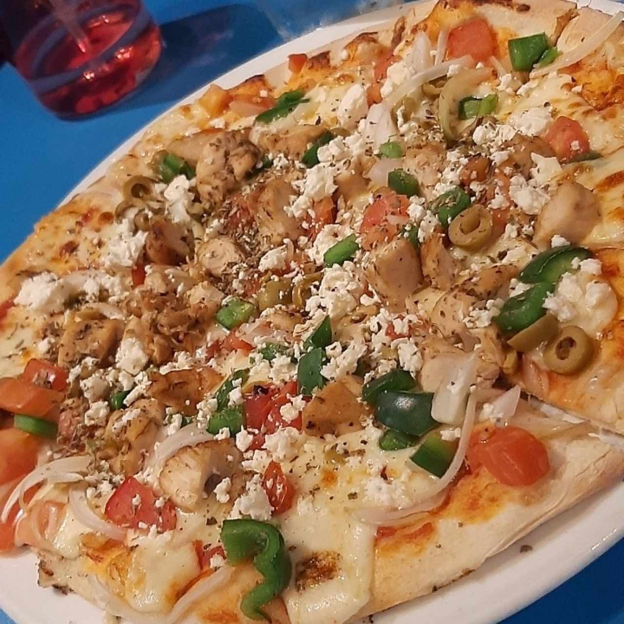 pizza de pollo