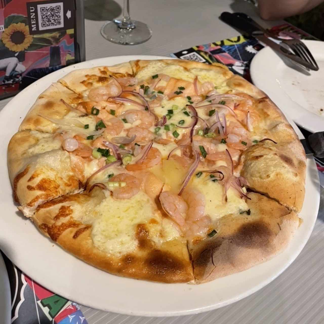 Pizza de Camarones