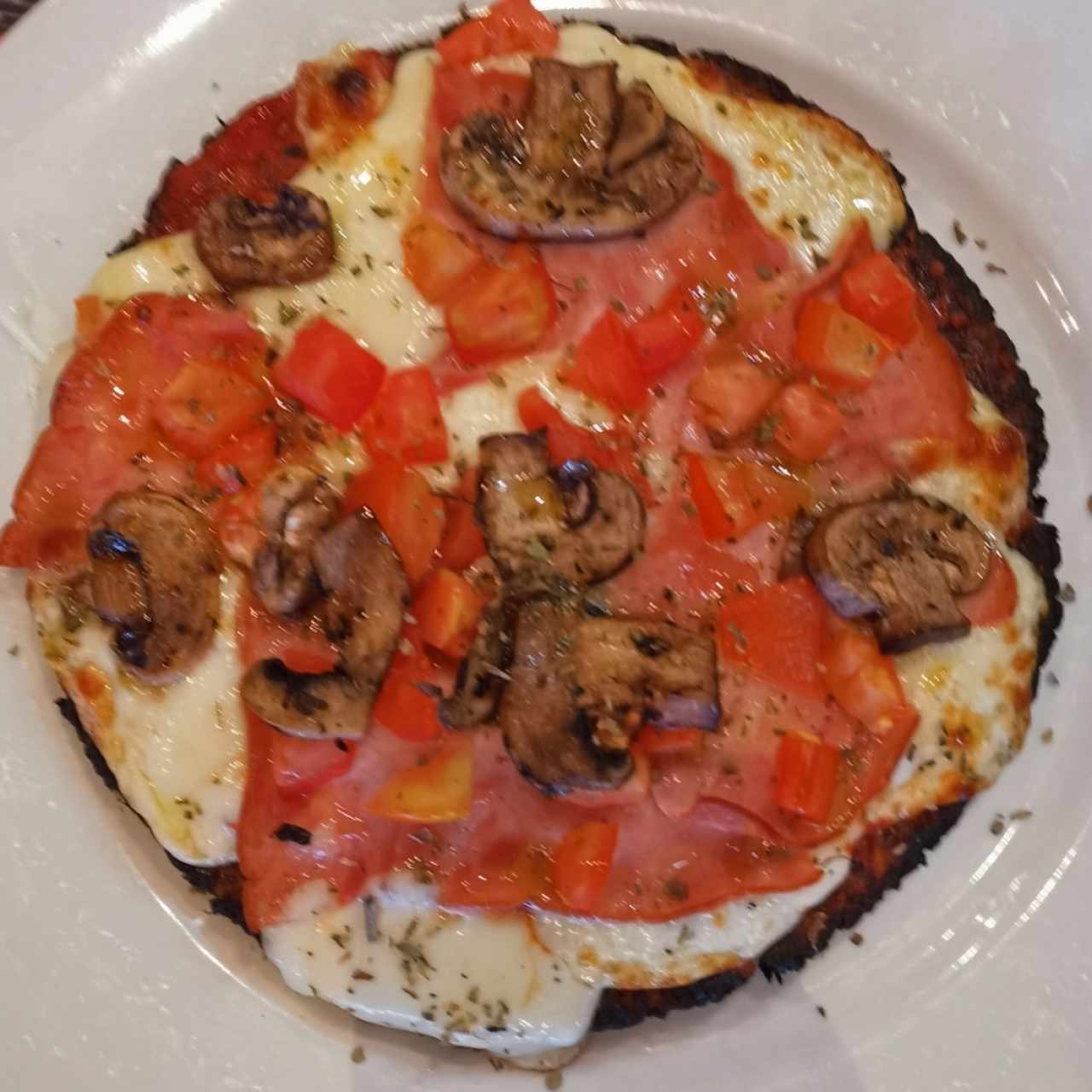 Pizza masa de coliflor