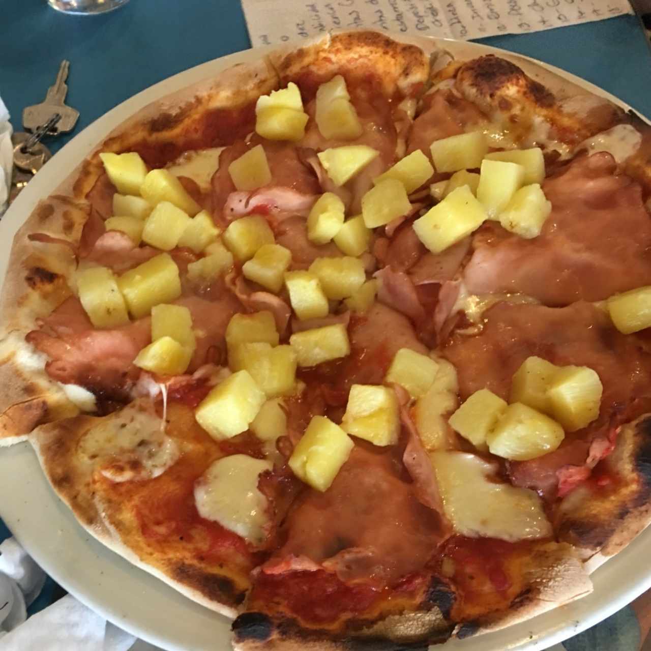 pizza hawaiana 